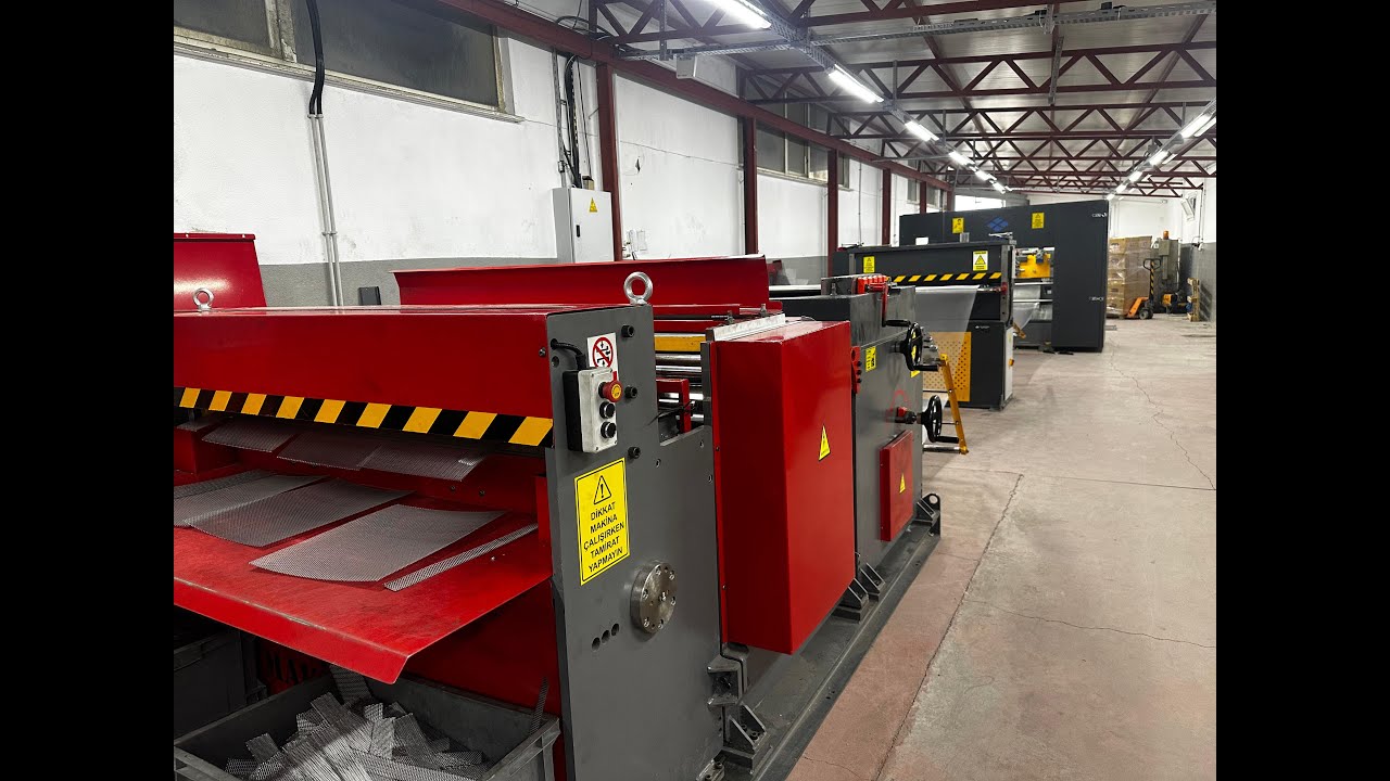 #expandedmetalmachine Expanded Metal Mesh Produce Line - 2023 - Genişletilmiş Sac Makinesi