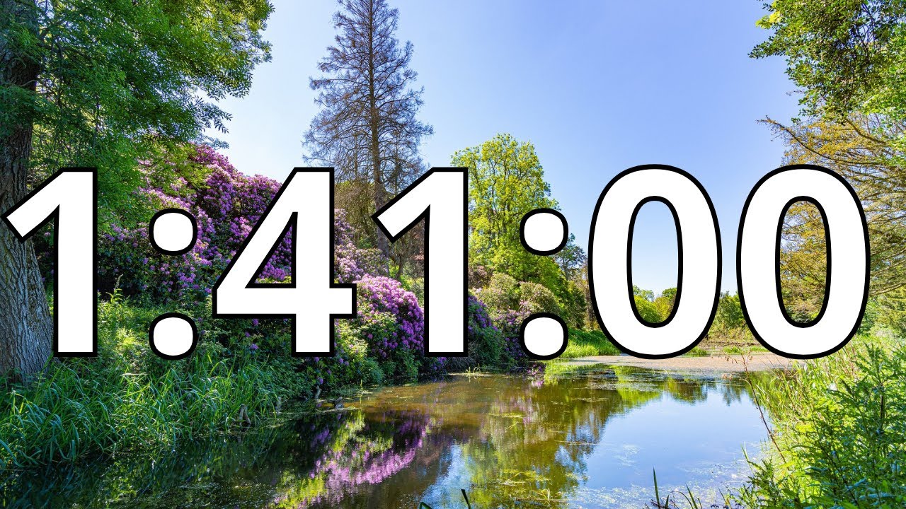 1 Hour 41 Minutes Countdown Timer With Alarm Sound At the End (Simple Beep)