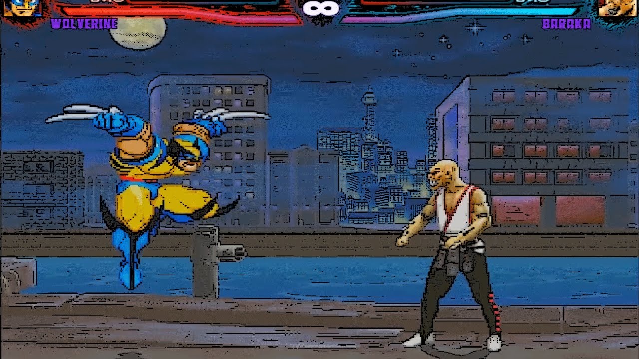 Mugen : Wolverine (Marvel) Vs Baraka (MK2) (Request)
