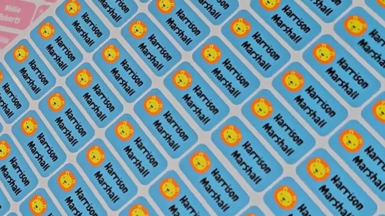 Ultra Stick-On Clothing Labels For Kids School Clothing & Stationery