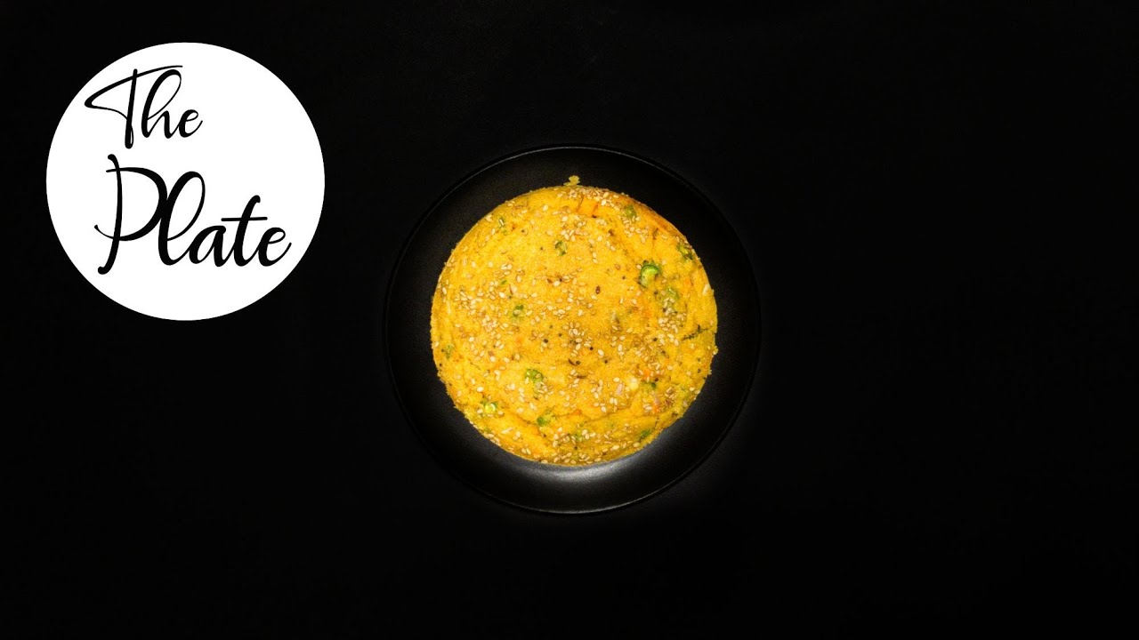 Semolina Savoury Cake | Eggless Vegetable Cake | The Plate