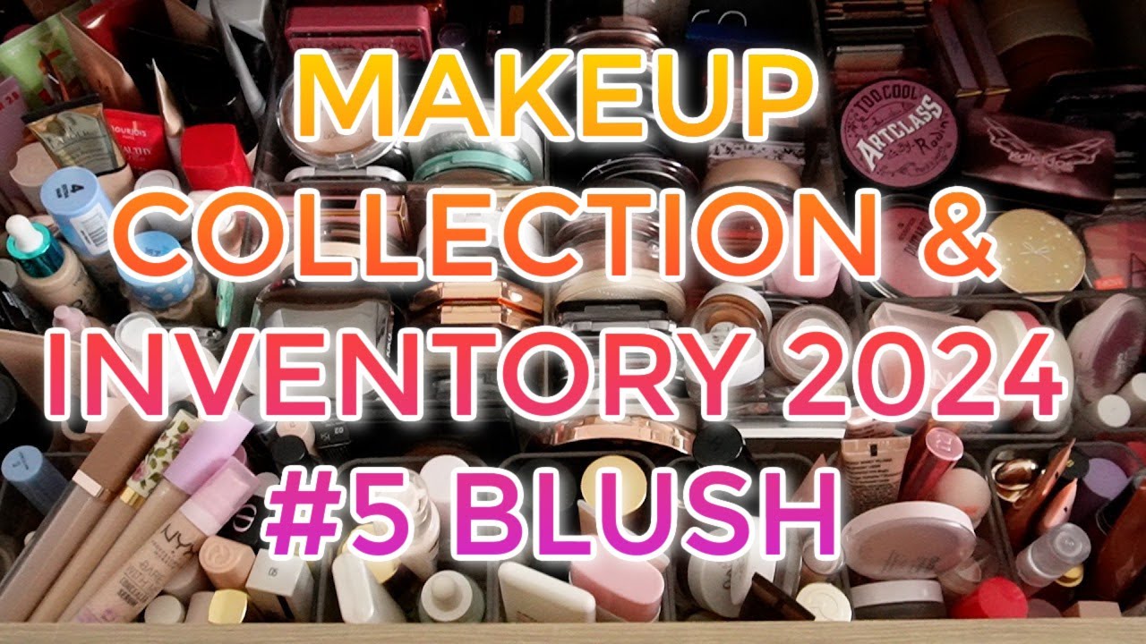 BLUSH COLLECTION 2024 // Makeup Collection & Inventory #5 incl. swatches