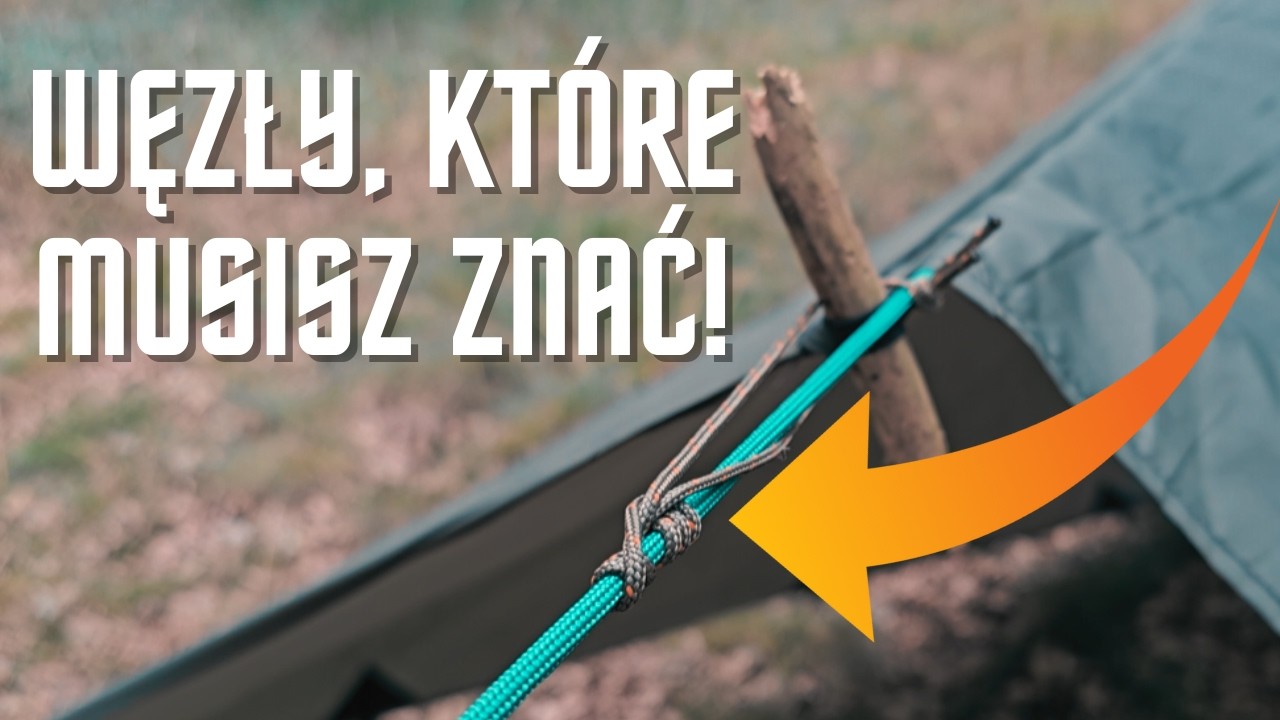 Jak rozwiesić tarp? ⛺ | Bushcraft |