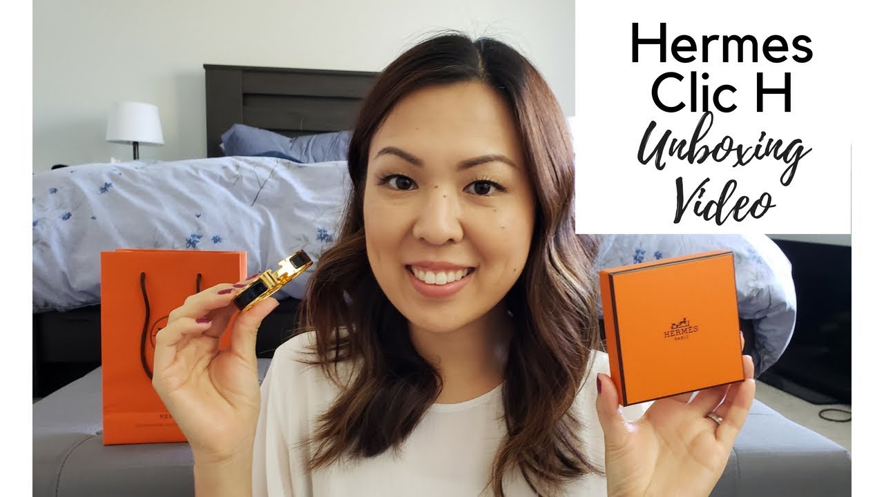 Hermes Clic H Bracelet Unboxing