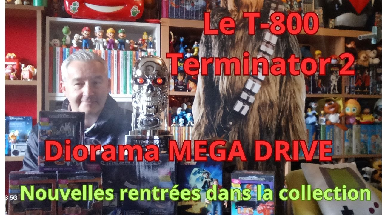 Terminator 2 et de la diorama Mega Drive Objets qui vont avoir une place de choix dans la collection