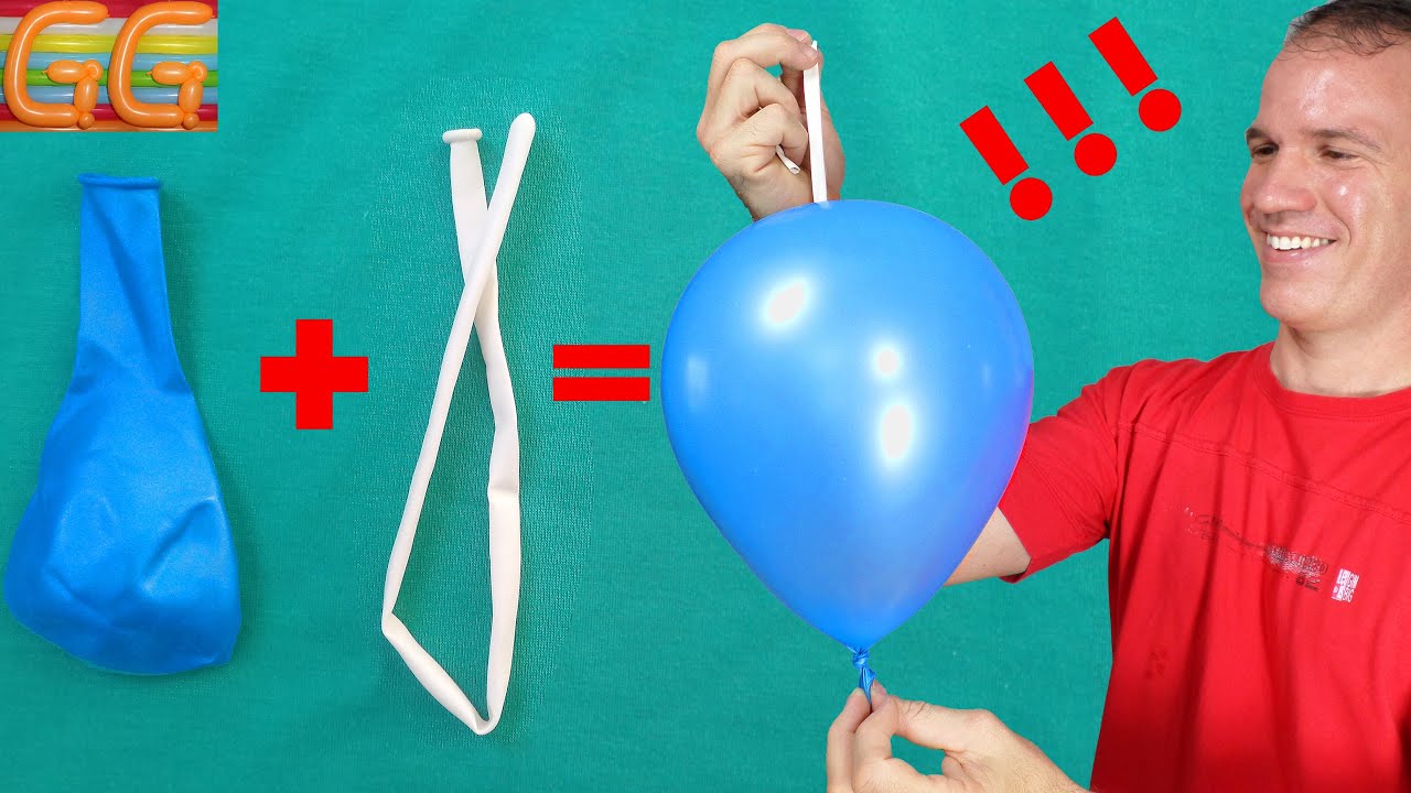 COMO HACER CADENAS DE GLOBOS 😲 ( Como hacer globos linking o link o loon) gustavo gg