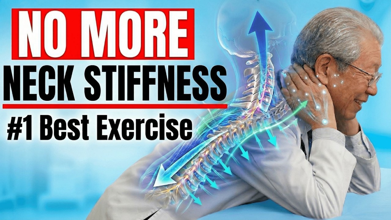 Japan's Oldest Doctor: Neck Stiffness After 60? 4 Ways To DECOMPRESS Your Neck At Home!