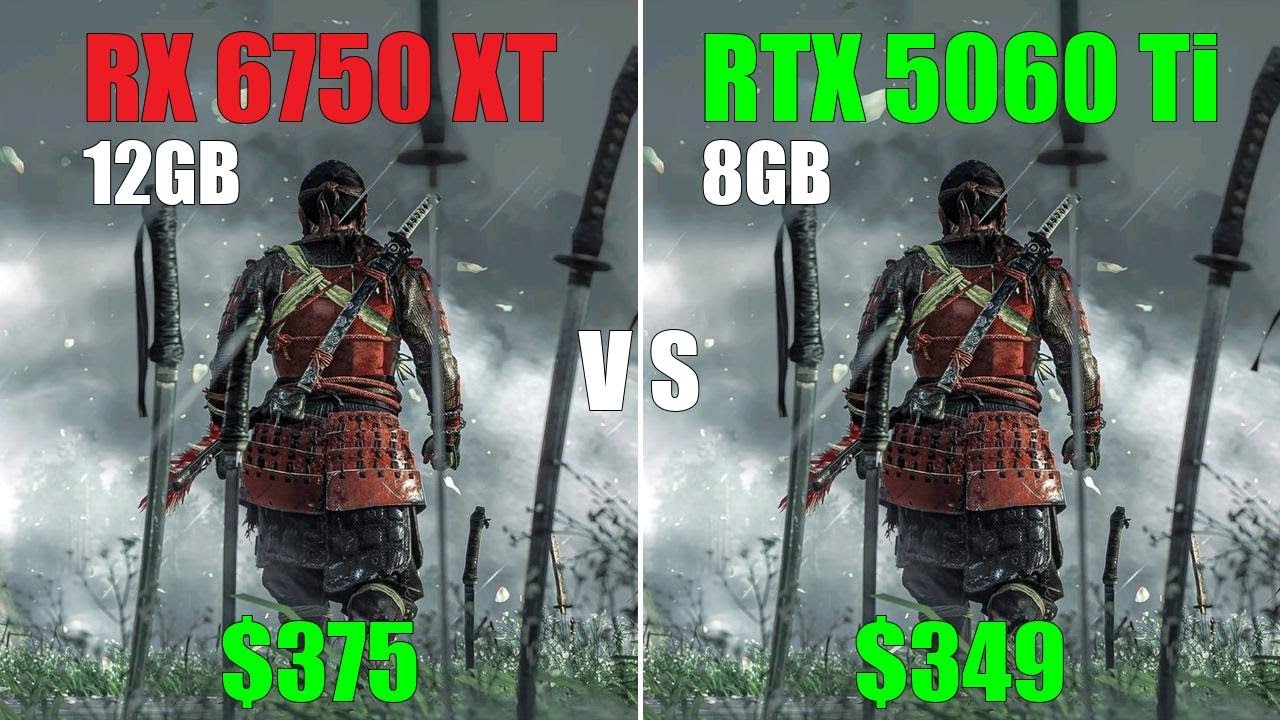 What's the Performance Gap? RX 6750 XT vs RTX 5060 Ti 8GB