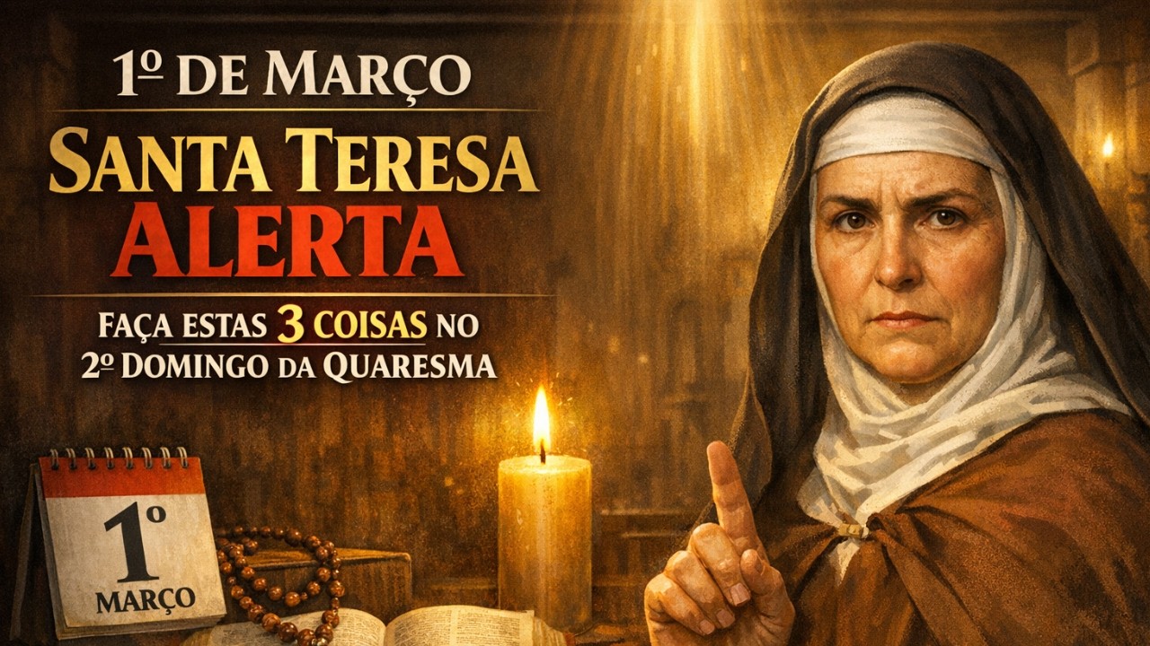 1º de março — Santa Teresa alerta 3 coisas que você deve fazer no segundo domingo da Quaresma