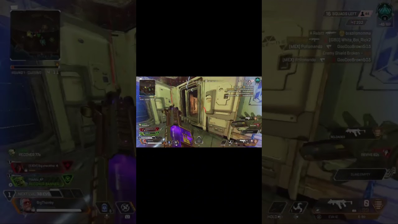 Ranked 1v3 clutch against twitch streamer rate it 1-10#ttvK #ranked #apexlegends #apexclips