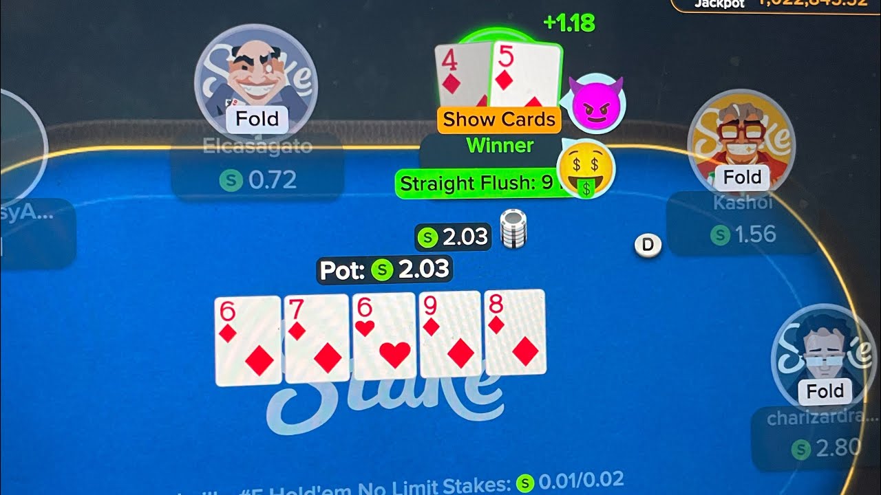Taking down big pots in .01 .02 poker