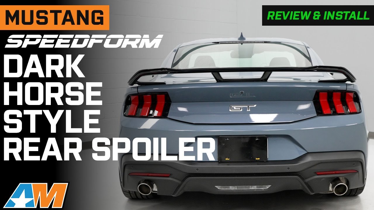 2024-2025 Mustang SpeedForm Dark Horse Style Rear Spoiler Review & Install