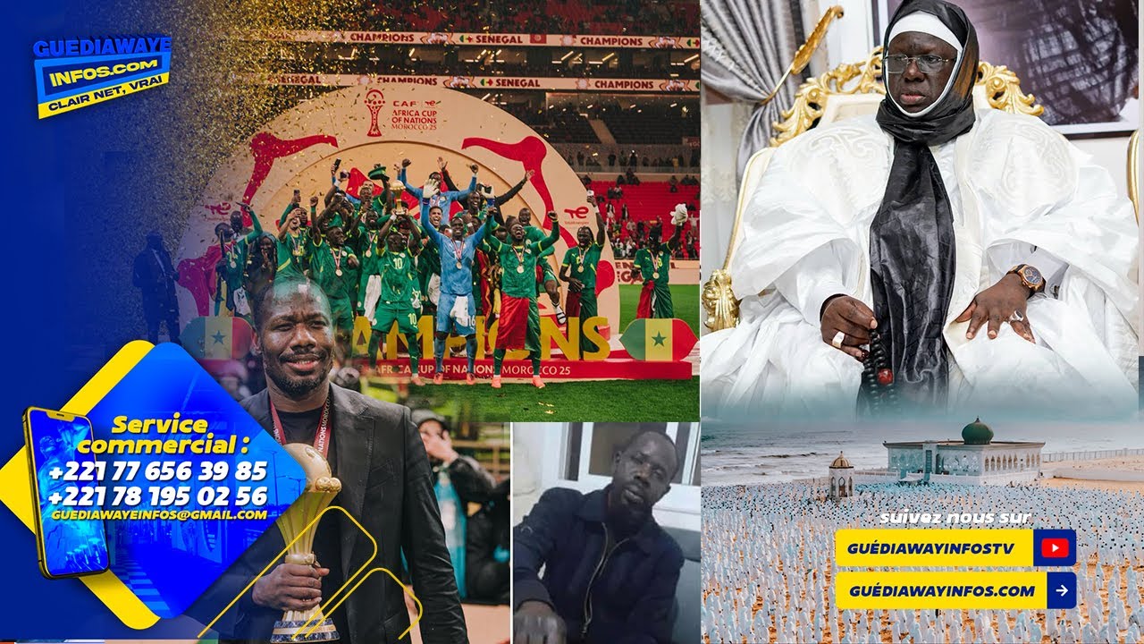 Sénégal champion d’Afrique pour la 2ème fois,une victoire avec des morts,appel 2026..,