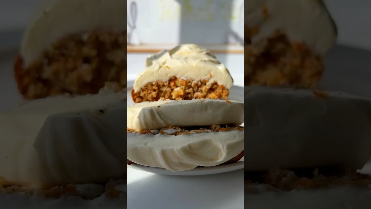 🥕 EASIEST #CarrotCake Recipe + That FROSTING Tho! 😋 #cakerecipes #cake #baking #carrots