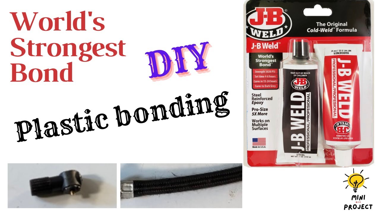 How to repair broken air hose with J-B Weld, World's Strongest Bond
