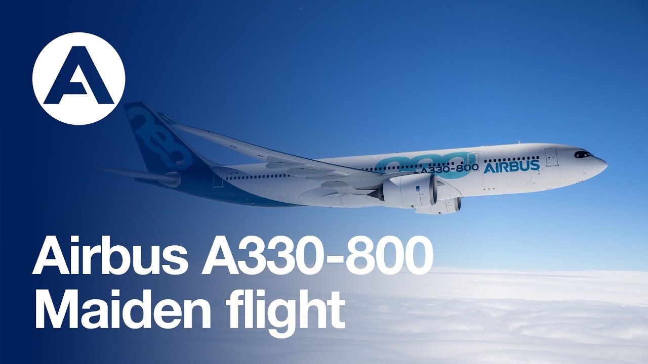 Airbus A330-800 performs its first flight