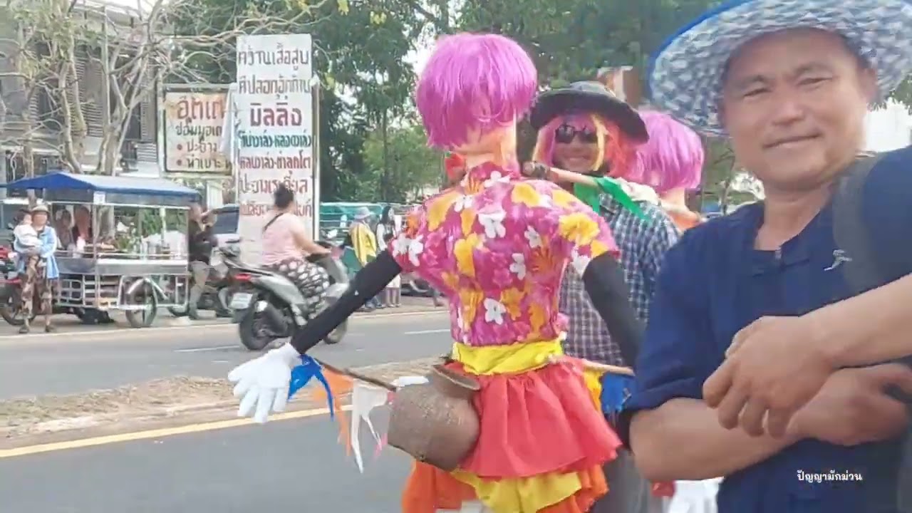 ขบวนแห่สืบสาน ประเพณีวิถีอีสาน ฮีต 12 คอง 14 แห่ง อ.พุทไธสง  จ.บุรีรัมย์