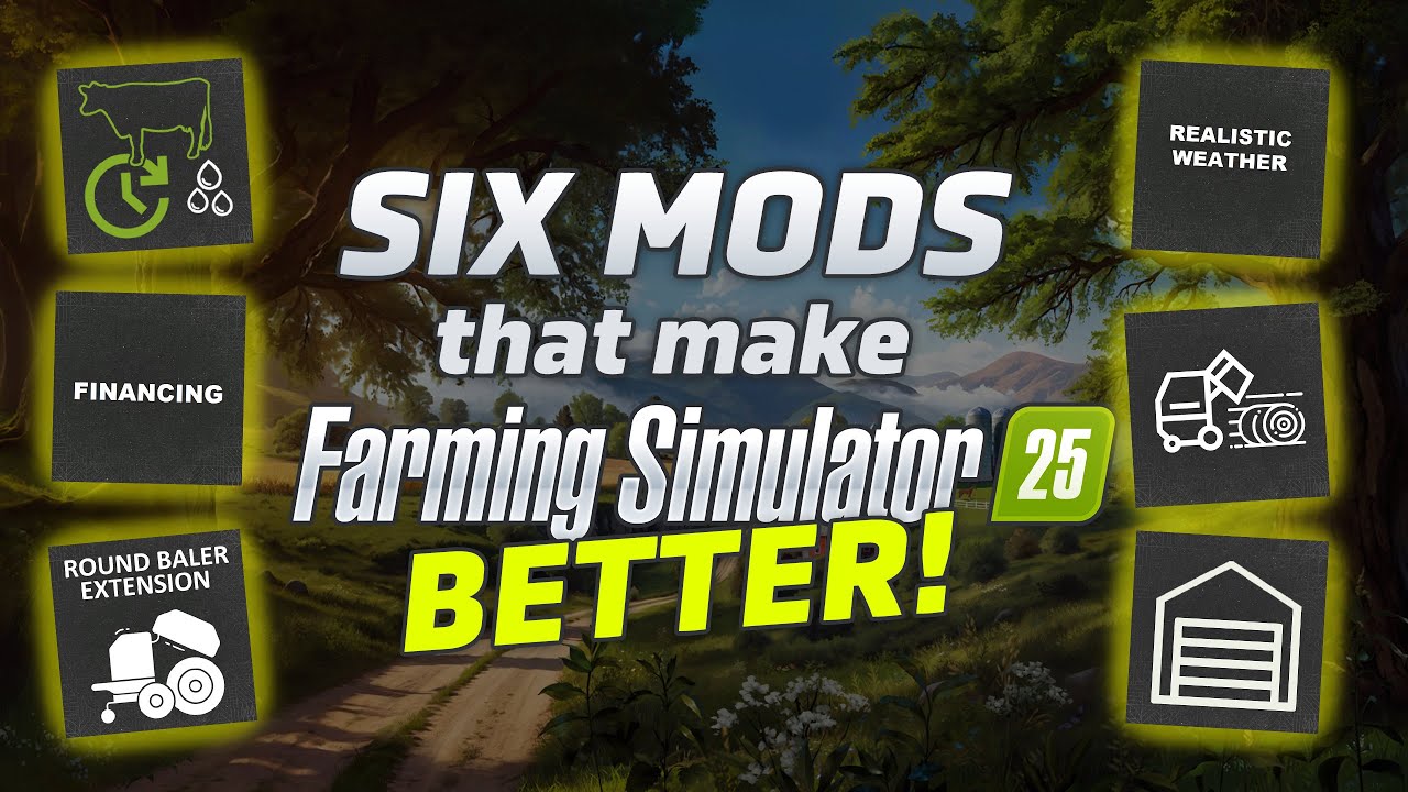 6 модов скриптов, которые улучшают Farming Simulator 25