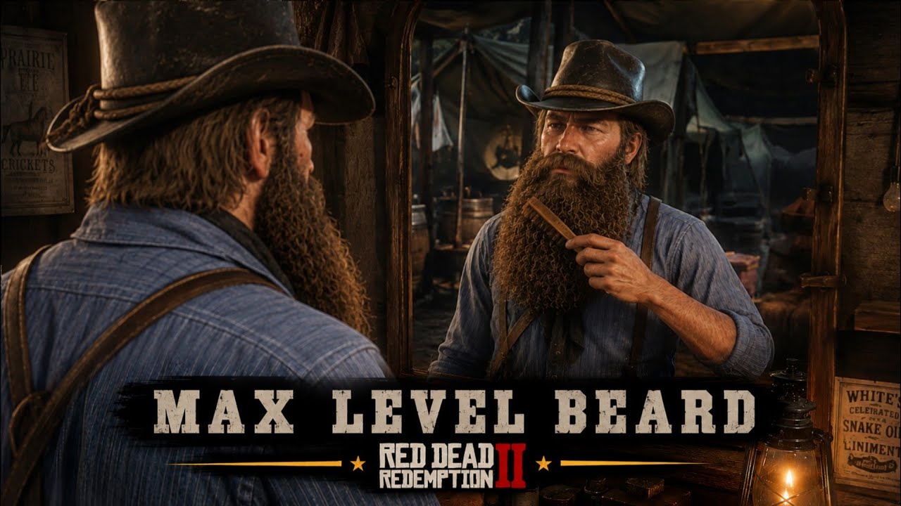 Red Dead Redemption 2 - Level 10 Beard Guide