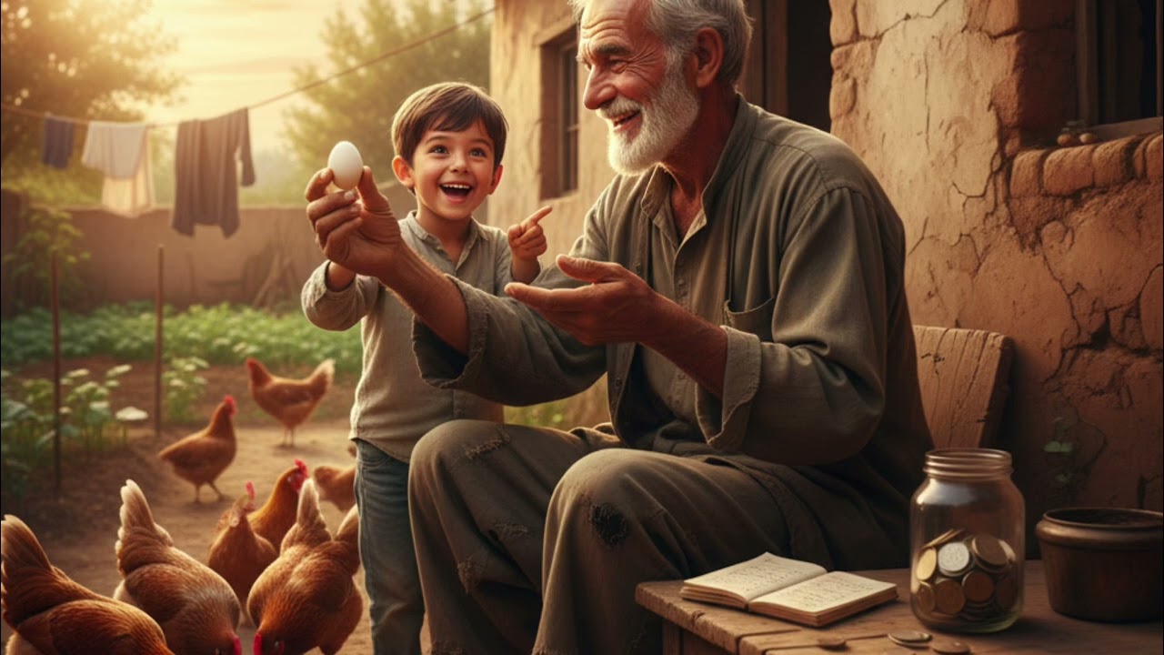 في قرية صغيرة، عاش رجل عجوز. كان الناس يصفونه بالكسل؛ لأنه لم يعمل قط. كان يجلس كل يوم تحت شجرة