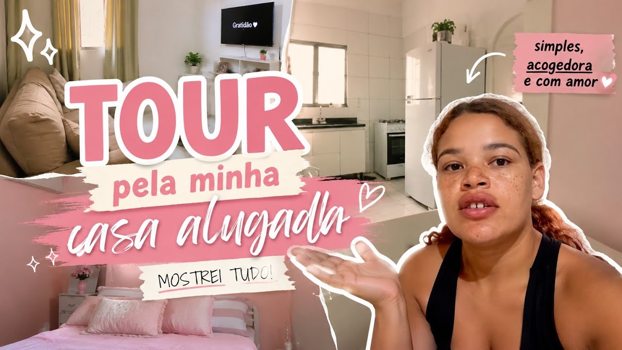 Tuor pela minha casa 🏡 alugada 