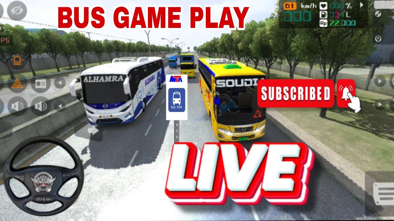 bus simulator Indonesia // Bangladesh bus new 🛑 live video bus 🚍