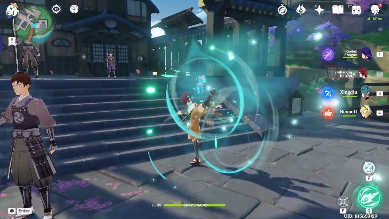 Shikanoin Heizou Attack Animations Supremacy