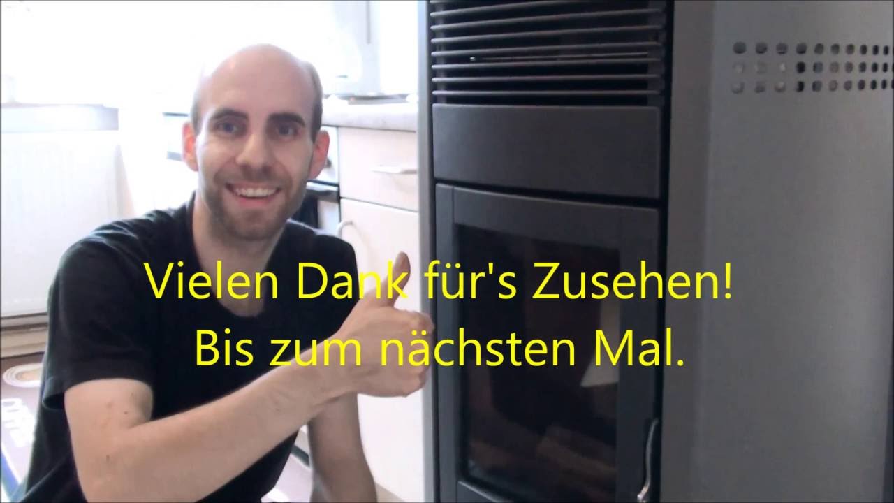 Reinigung Wartung eines Pelletofens MCZ EGO Air nach dem Ende der Heizperiode Teil 2