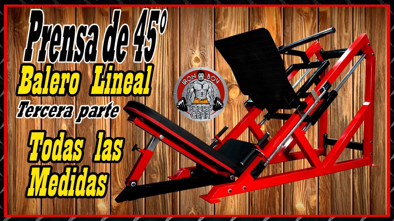 Como hacer una prensa de 45° (Balero Lineal) Parte 3