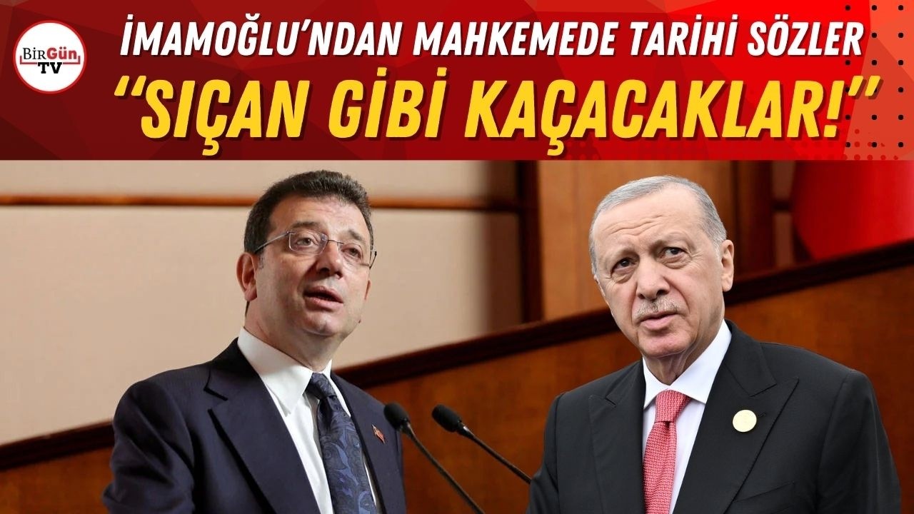 Ekrem İmamoğlu’ndan mahkemede tarihi sözler: “Sıçan gibi kaçacaklar!”