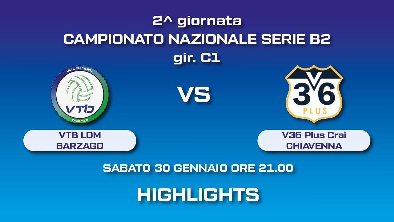 Highlights VTB LDM Barzago vs V36 Plus Crai Chiavenna