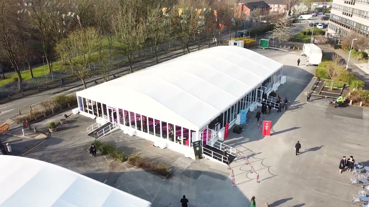 GL events UK - University of Manchester - Graduation Village