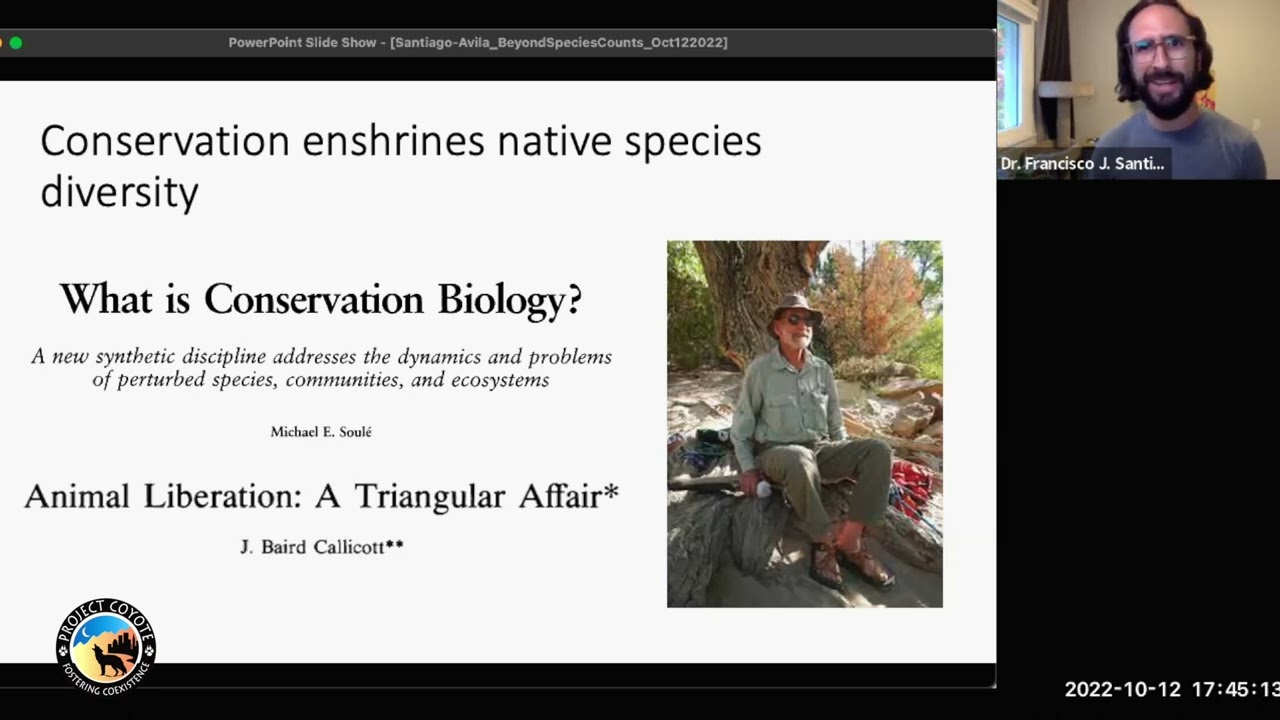 WEBINAR | Beyond Species Counts: Nonhuman Values, Conservation, and Rewilding