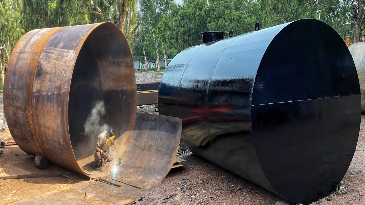 How to Make Petrol Pump Underground Fuel Tank // Let' See