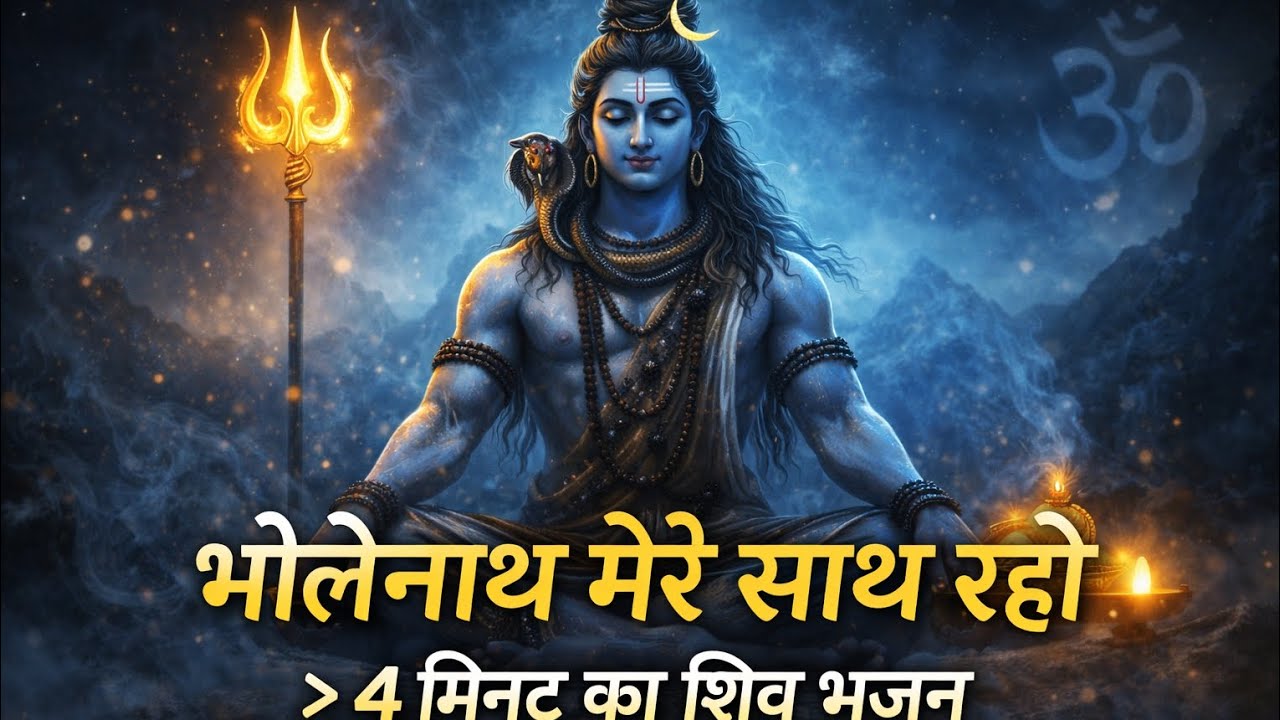 भोलेनाथ मेरे साथ रहो | 4 मिनट का शिव भजन | सुनते ही मिले शांति और शक्ति🙏🏻
