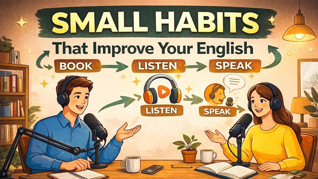 Small Habits That Improve Your English Every Day 🌱