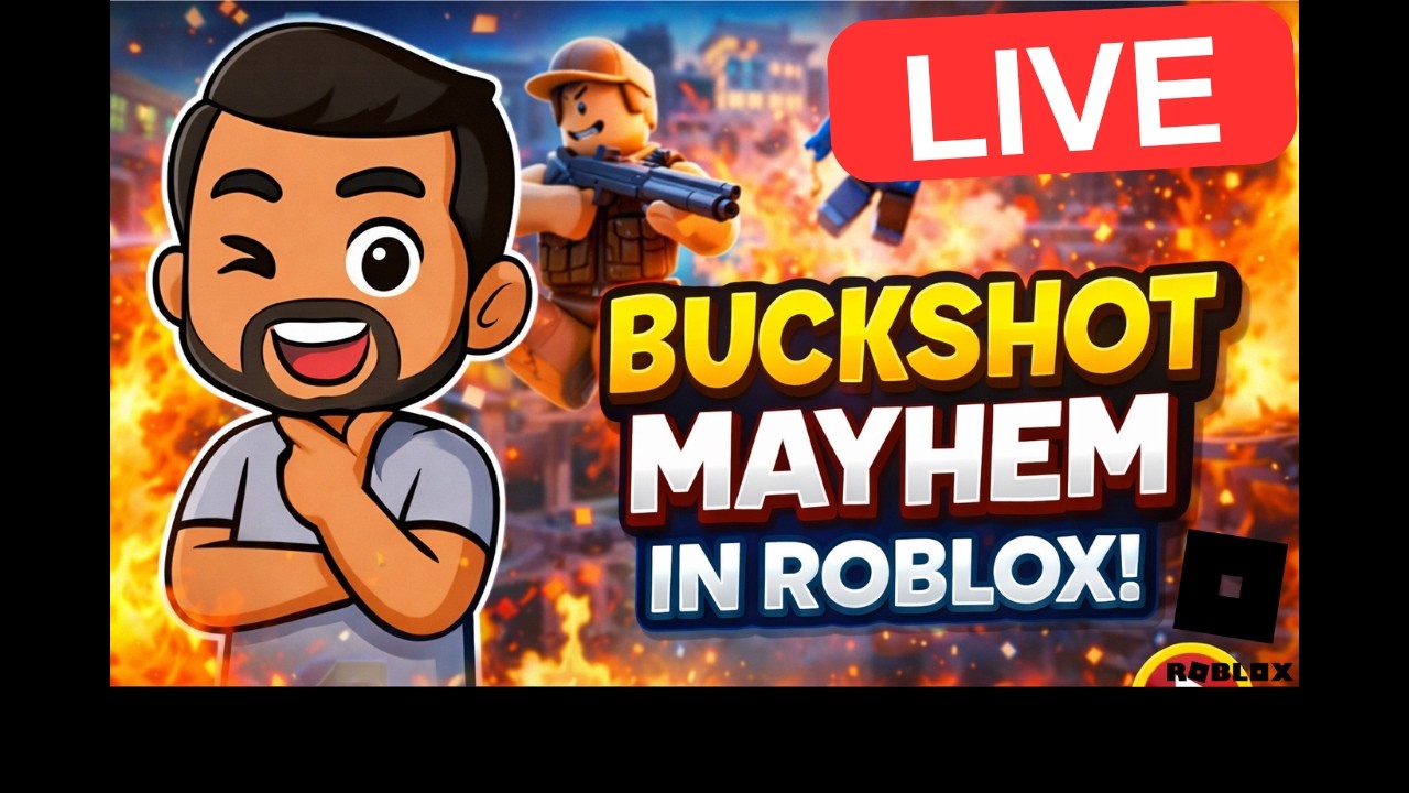 BUCKSHOT MAYHEM IN ROBLOX! | INSANE CLUTCHES & CHAOS LIVE
