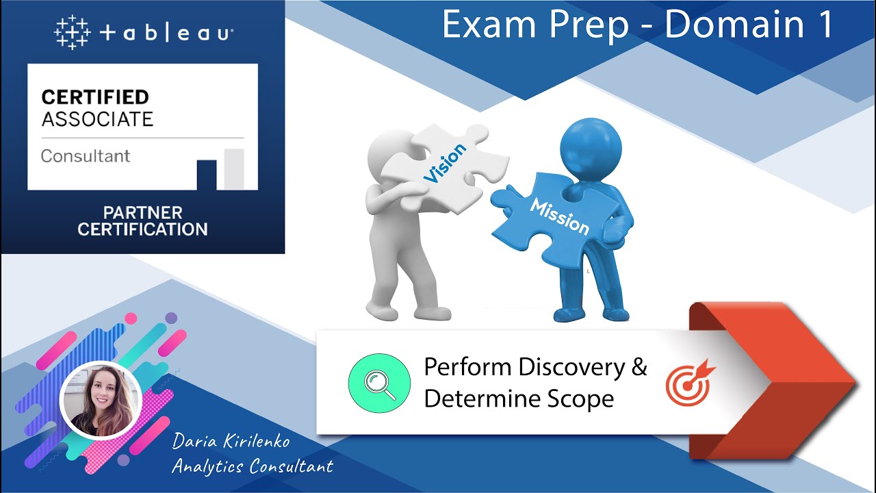Tableau Consultant - Domain 1 Prep (Perform Discovery & Determine Scope)