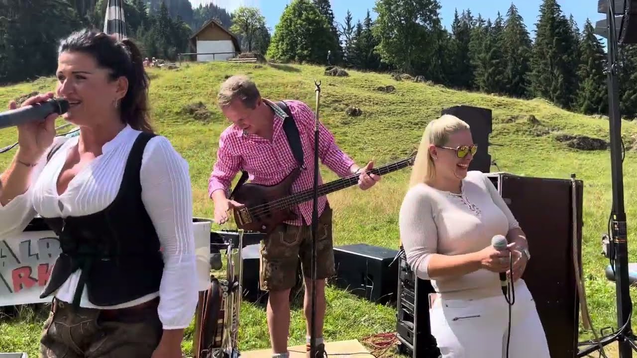 Alpenstarkstrom auf der Schilpere Alpe am Hochgrat, August 2022