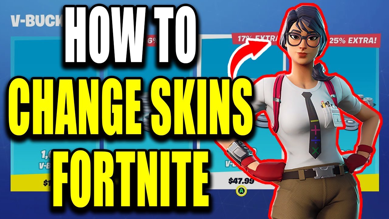 Как сменить персонажа в Fortnite (Простое руководство по смене скина в Fortnite)