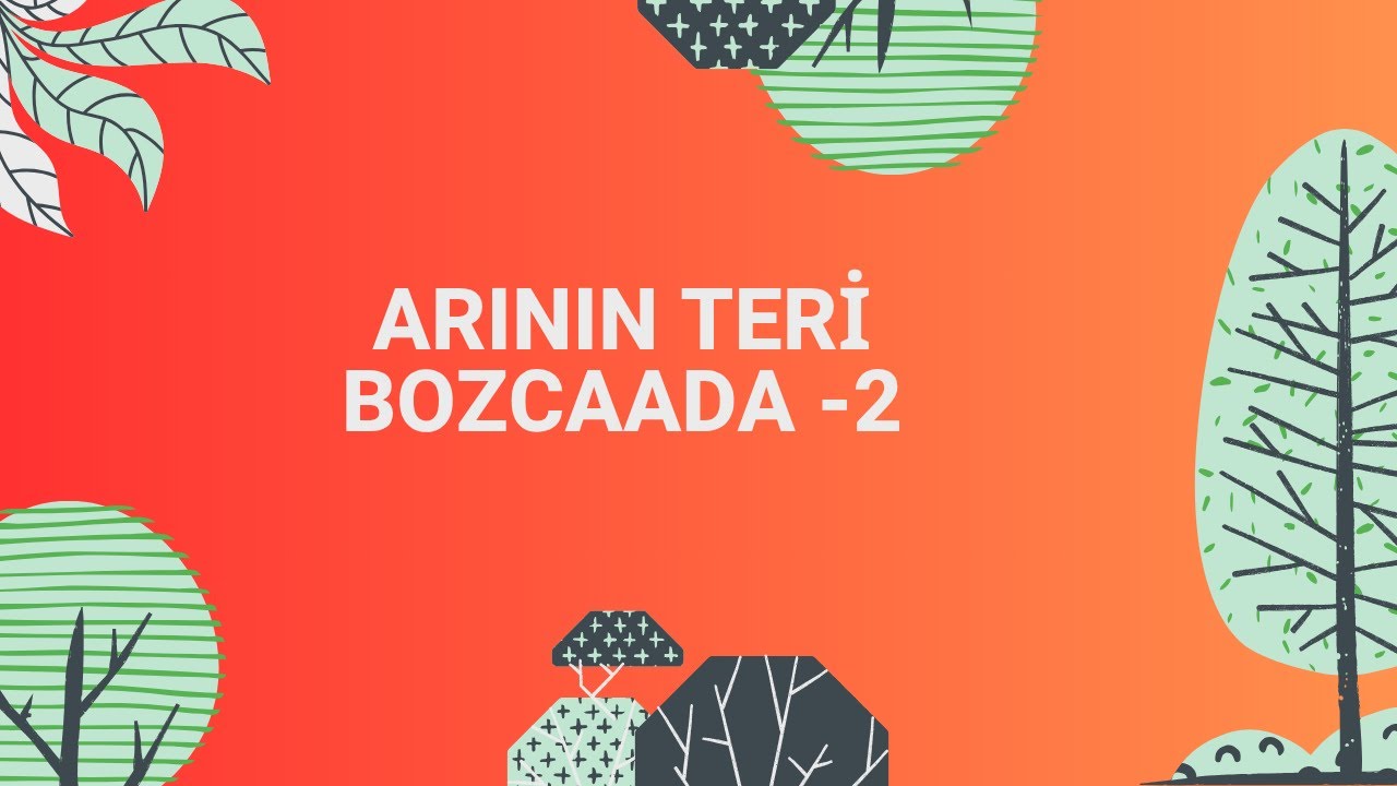 ARININ TERİ | BOZCAADA -2