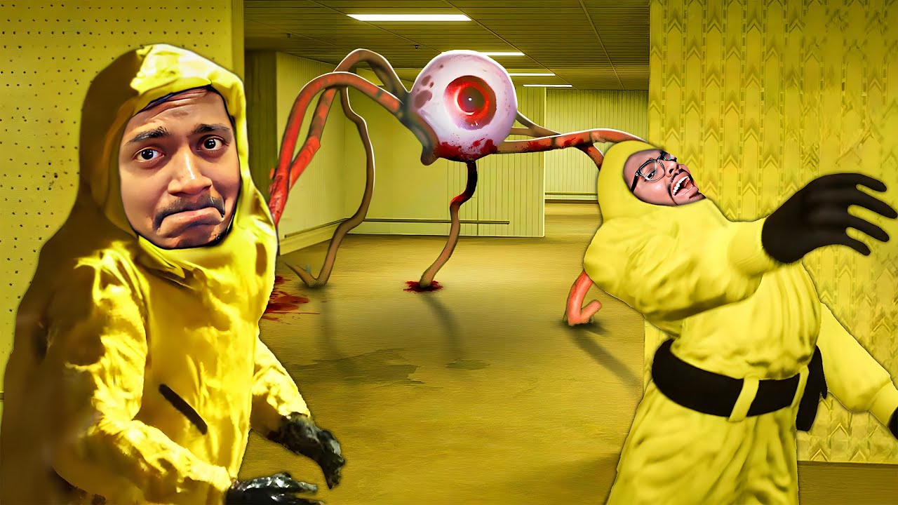 Backrooms Escape Together Pools Level