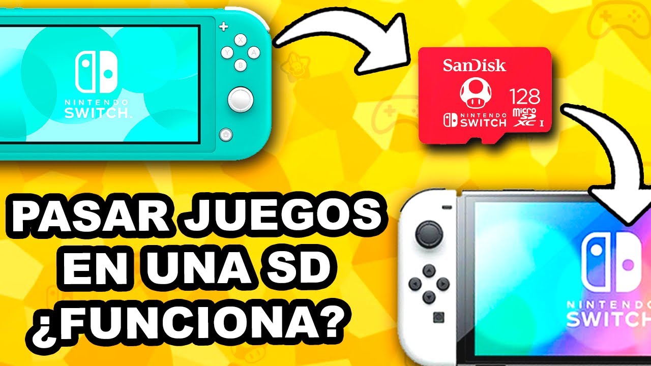 Se pueden pasar juegos de Nintendo Switch en la Memoria SD a otra consola?