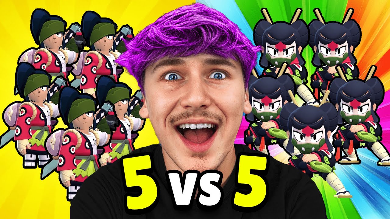 AFFRONTEMENT 5 Vs 5 BRAWLER ULTRA LÉGENDAIRE KAZE !! (Incroyable)