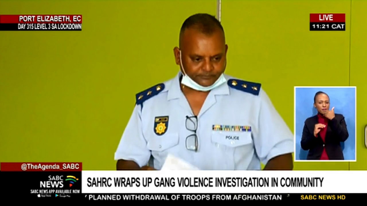 SAHRC wraps up gang violence investigation in Port Elizabeth