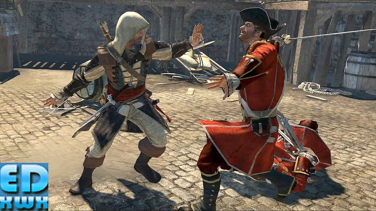 Assassin’s Creed Rogue Edward `s Outfit Finishing Moves , Combat & Free Roam