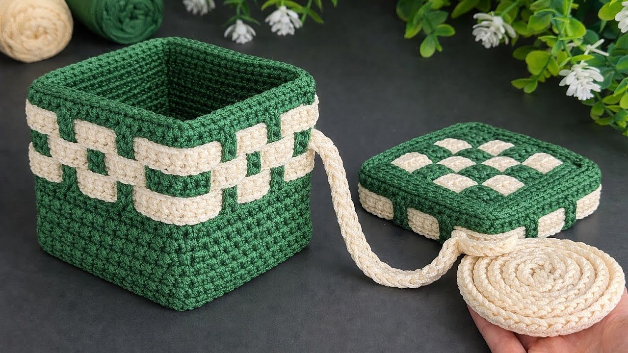 💰 I made 50 in one day and I sold them all! This is the best decorative basket crochet.