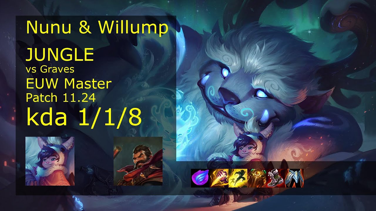 Rank 5 EUW Nunu & Willump: Jungle vs Graves