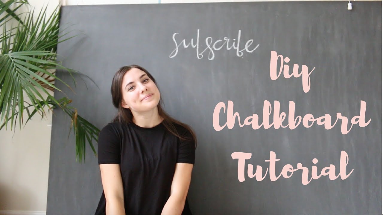 DIY Giant Chalkboard Tutorial | Lindsay Brooke