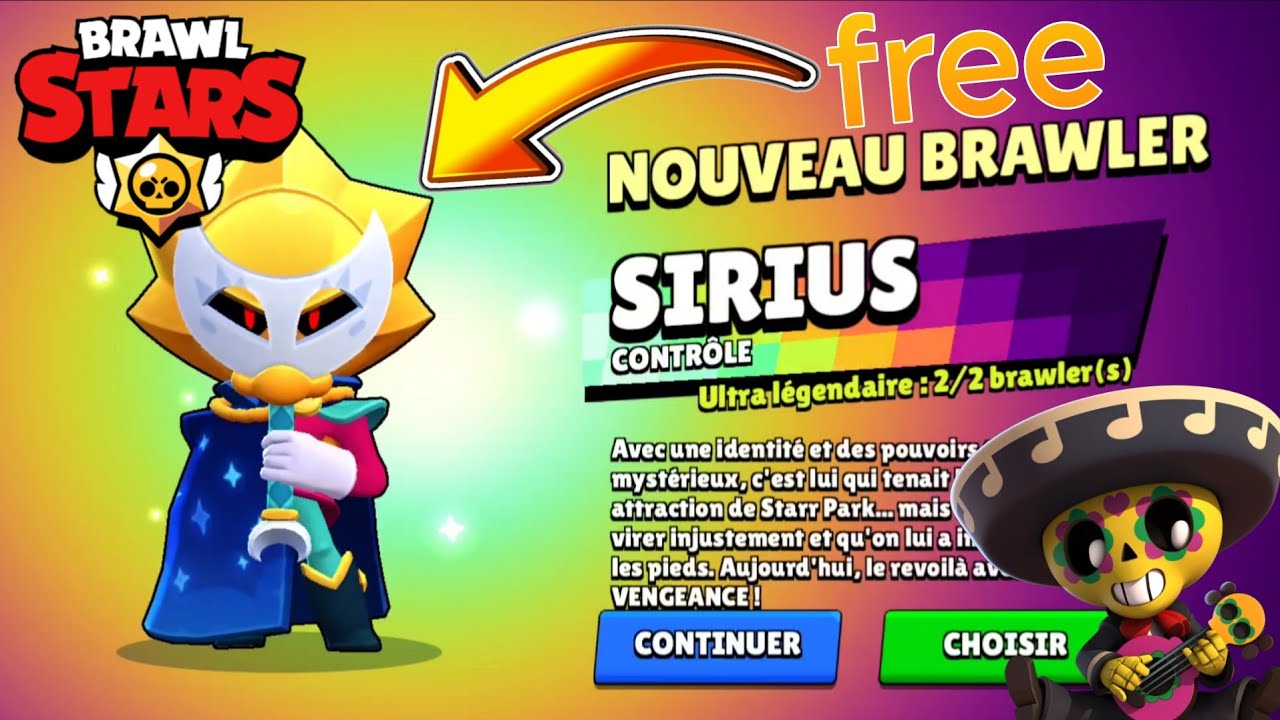Voici comment j'ai débloqué Sirius le 100èmes brawlers sur Brawl Stars 